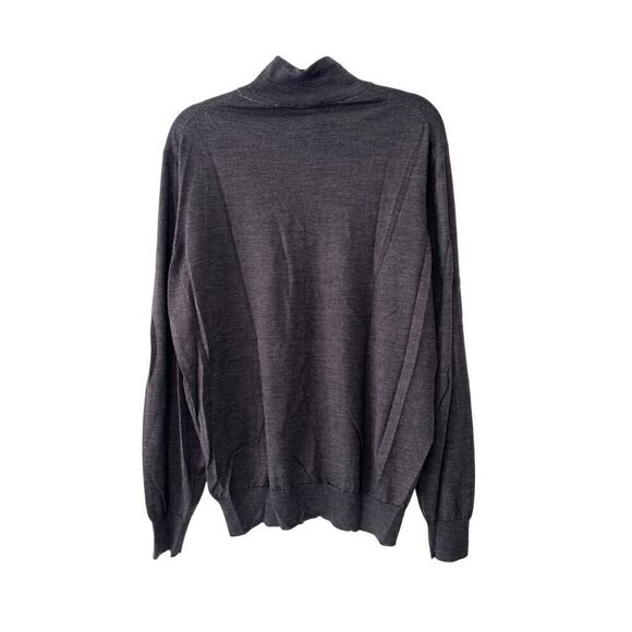 FIORONI CASHMERE MENS 1/4 ZIP SWEATER EURO SIZE 52 - Picture 6 of 6